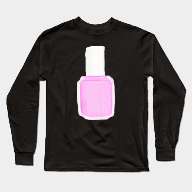 Nail Polish Long Sleeve T-Shirt by melissamiddle